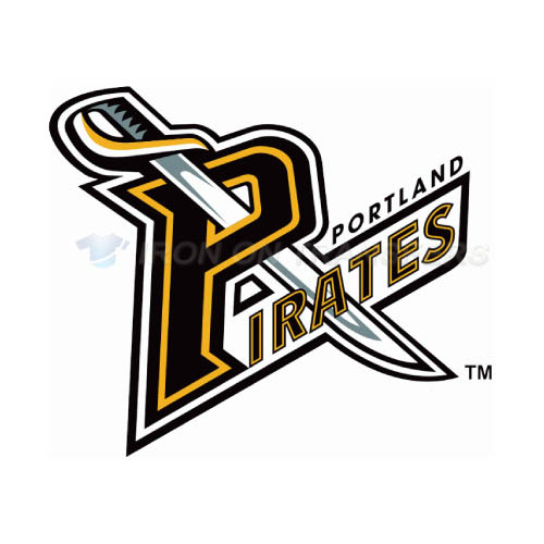 Portland Pirates Iron-on Stickers (Heat Transfers)NO.9097